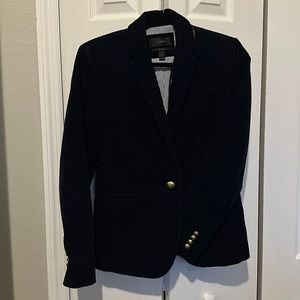 J. Crew Dark Navy Corduroy Blazer - Size 6